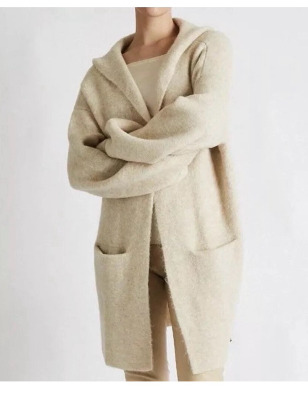 NWOT - BERYLL CASHMERE CARDIGAN HOODIE
